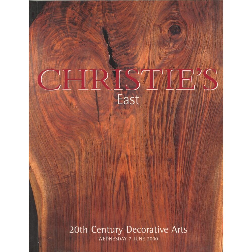 Christies East Auction Catalog Sale 8389 June 2000 20th Century Decorative Arts
